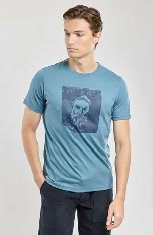 SÉRIGRAPHIÉ - LÉGER - T-shirt imprimé - marin h24 winterblue