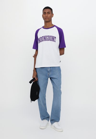 Noon Goons GAMETIME UNISEX - T-shirt imprimé - white/purple
