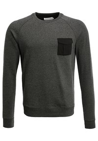 Pier One Sudadera - mottled dark grey