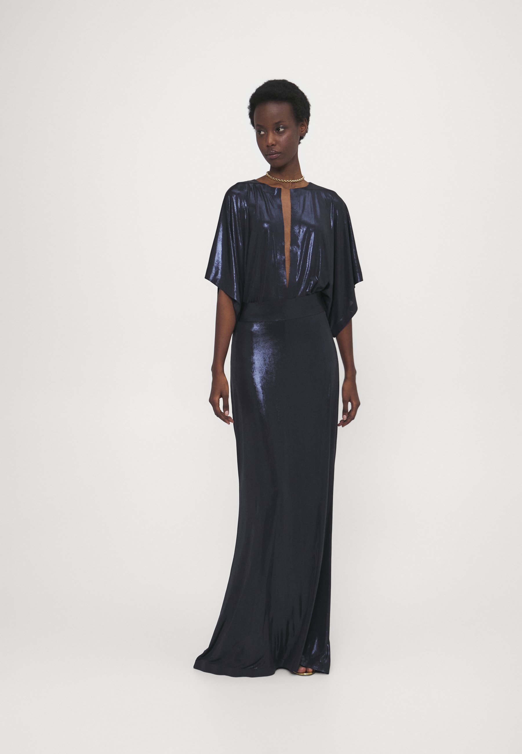 Norma Kamali OBIE GOWN - Jersey dress - true navy/blue - Zalando