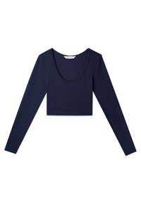 Stradivarius Langarmshirt - dark blue
