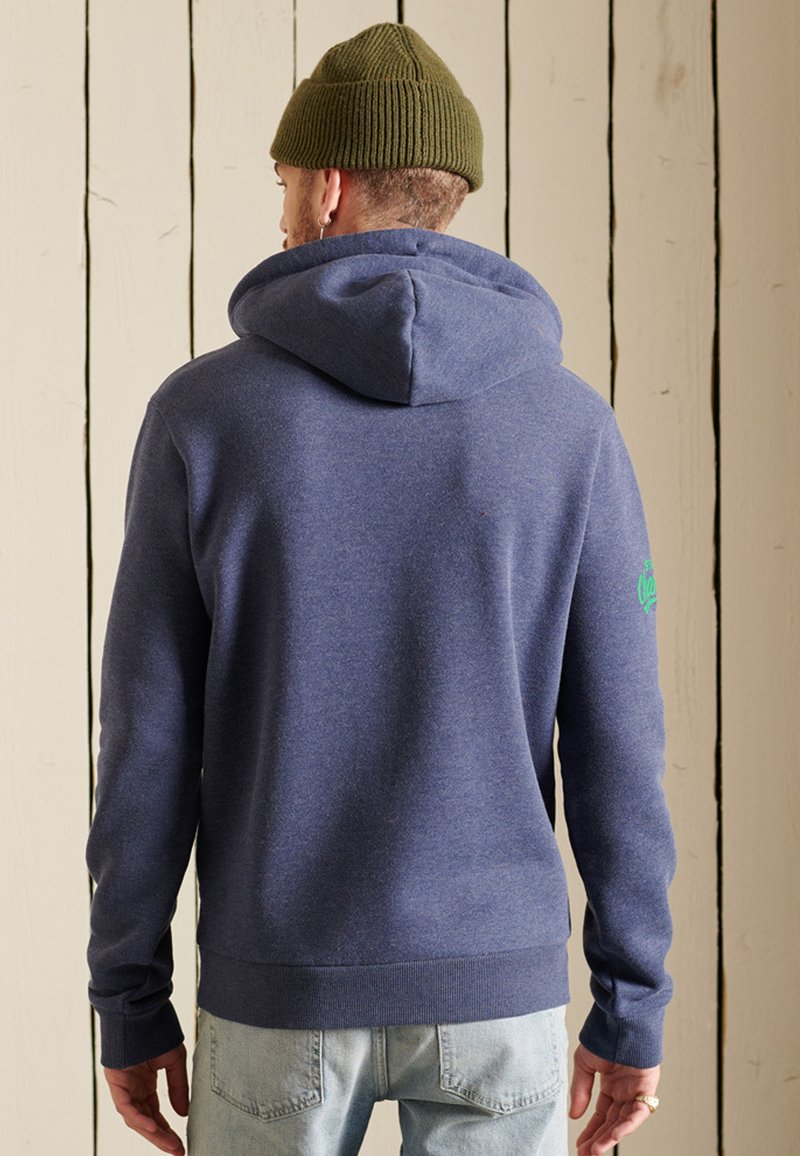 Herren Kapuzenpullover | Superdry Kapuzenpullover princedom blue marl/blau - MZ54837 Herren Kapuzenpullover | Superdry Kapuzenpullover princedom blue marl/blau - MZ54837