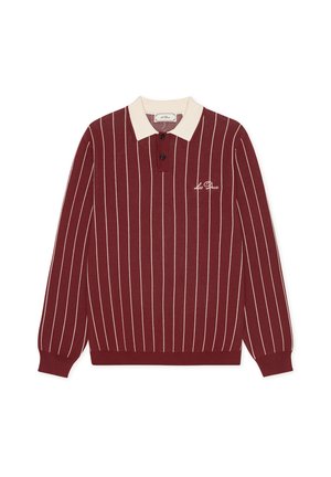 Les Deux, SIGNATURE - T-shirt à manches longues - chocolate truffle red