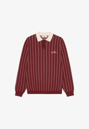 Les Deux, SIGNATURE - T-shirt à manches longues - chocolate truffle red