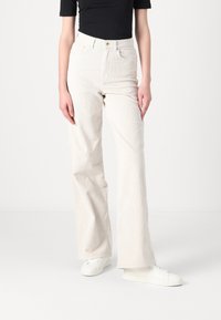 ONLY Tall ONLHOPE GLOBAL HIGH WAIST WIDE  - Trousers - pumice stone