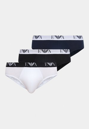PARTE BASSA BRIEF 3 PACK - Briefs - white/blue/black