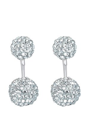 SPARKLING BASIC - MIT KRISTALLEN VON SWAROVSKI® - Øreringe - weiß
