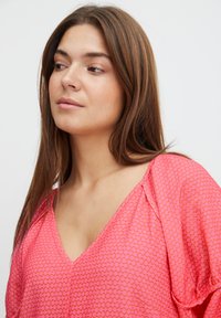 PULZ PZSAVINO - Maxikleid - pink printed