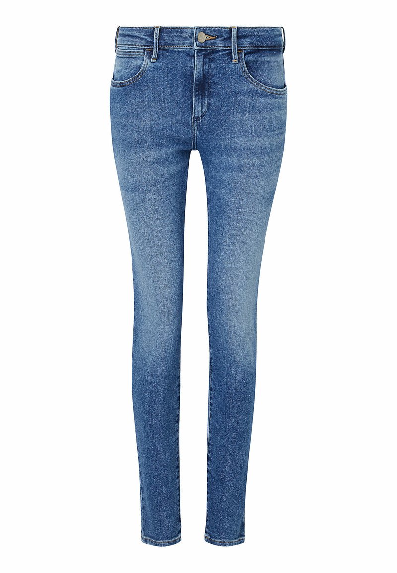 Wrangler Jeans Skinny Fit blauw denim/bluedenim