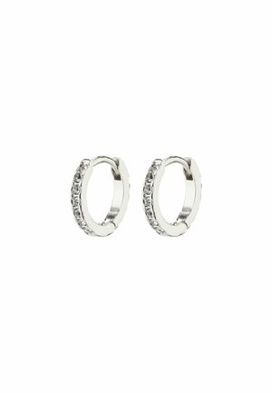 EBNA CRYSTAL HOOP - Ohrringe - silver plated