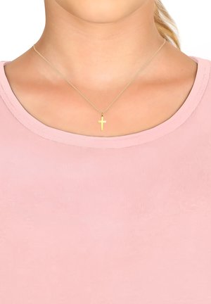 Elli RELIGIOUS CROSS - Halskæder - gold-coloured