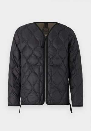 V NECK ZIP UNISEX - Μπουφάν με πούπουλα - black