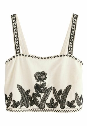 REGULAR FIT - EMBROIDERED - Beach accessory - ecru marl
