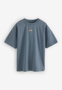 Next RELAXED FIT WASHED SHORT SLEEVE 3 PACK  - Tričko s potlačou - blue green yellow