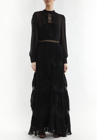 True Decadence HOLLY PLEATED MAXI - Maxikjoler - black