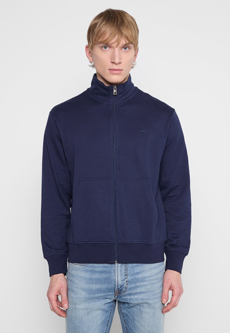 GAS Sweater met rits donkerblauw