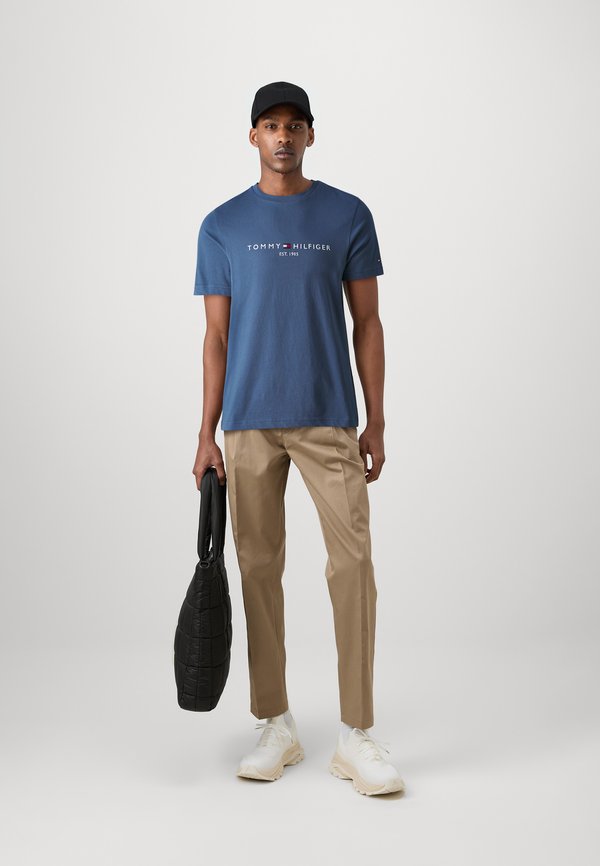 LOGO TEE - Print T-shirt - aegean sea2