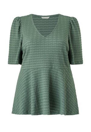 Ellos Plus collection, OBERTEIL MIT V-AUSSCHNITT. - Bluse - grey