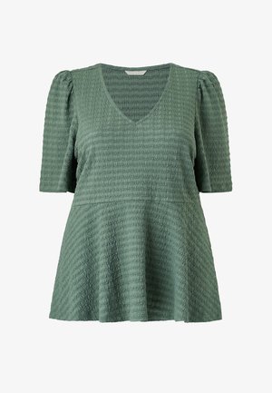 Ellos Plus collection, OBERTEIL MIT V-AUSSCHNITT. - Bluse - grey