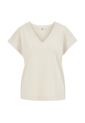 WE Fashion, T-shirt basic - beige
