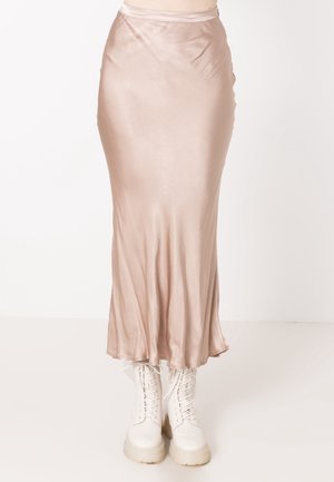 Pencil skirt - rose gold-coloured