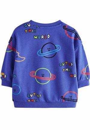 Next REGULAR FIT - ALL-OVER PRINT CREW NECK  - Ikdienas džemperis - blue space
