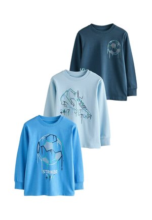 Next, REGULAR FIT - GRAPHIC LONG SLEEVE REGULAR FIT T-SHIRTS 3 PACK - Langærmet T-shirt - football