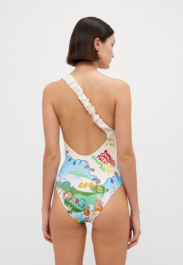 NADIA ONE SHOULDER ONE PIECE - Swimsuit - multi3