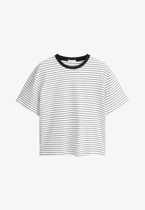 OYSHO, CA/MC THIN STRIPES BLACK - T-shirt print - stone