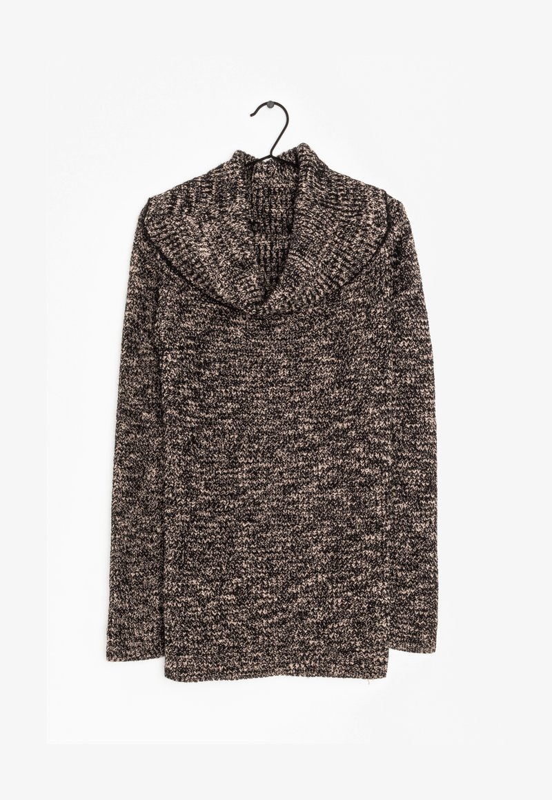 Mango Strickpullover - black