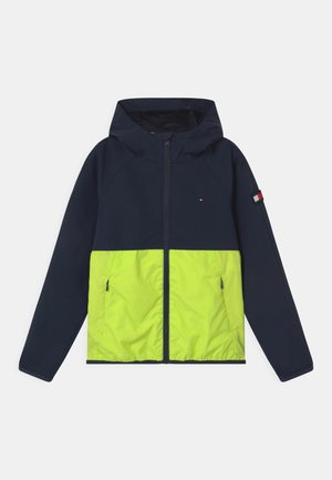 COLORBLOCK - Training jacket - twilight navy/ faded lime