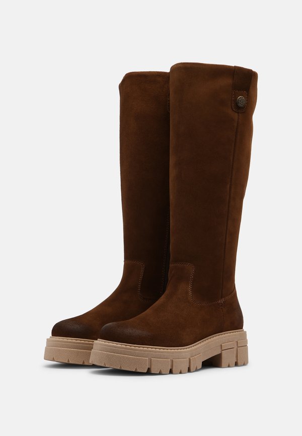 CAGE - Platform boots - taupe2