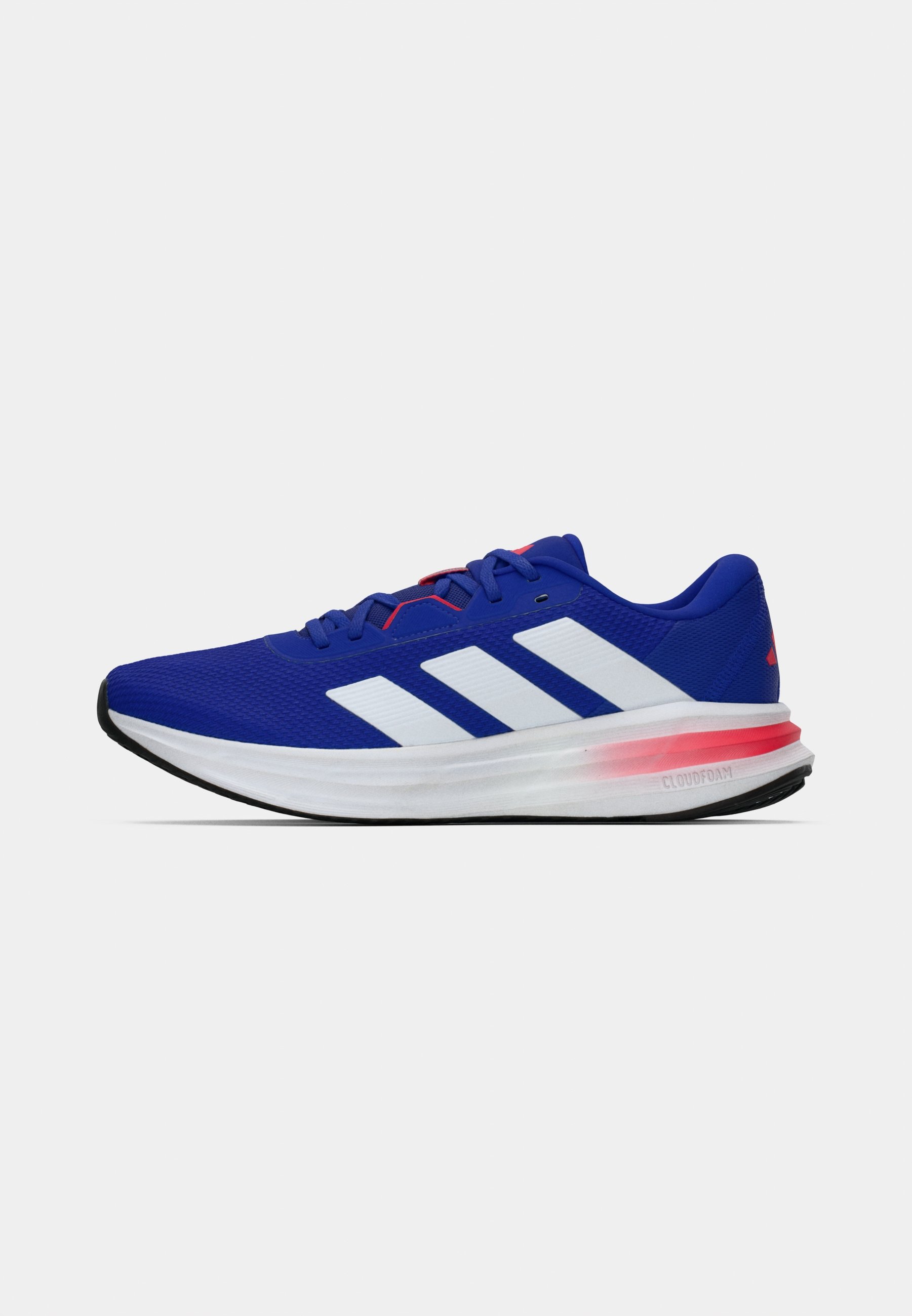 red white and blue adidas tennis shoes