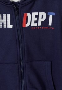 MINOTI ZIP THROUGH HOODIE - Tröja med dragkedja - dark blue