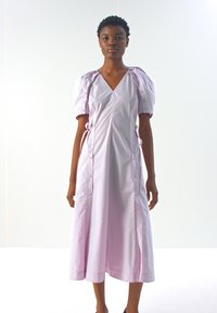 3.1 Phillip Lim BLOOM V-NECK BUTTON PLACKET - Freizeitkleid - wisteria