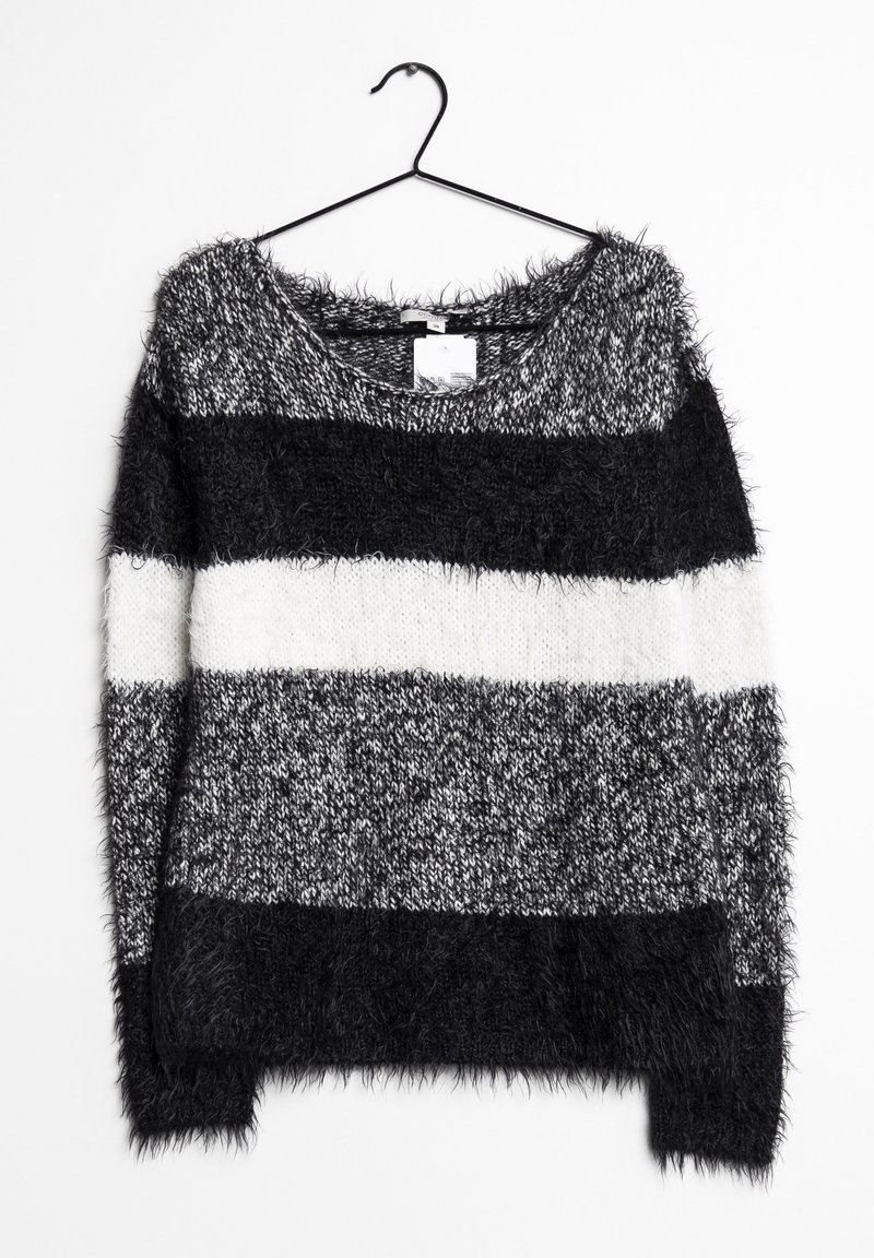 comma Strickpullover - black