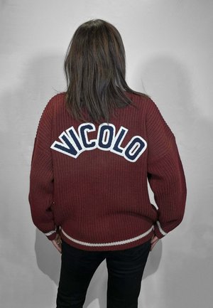 COLLEGE STYLE - Cardigan - bordeaux