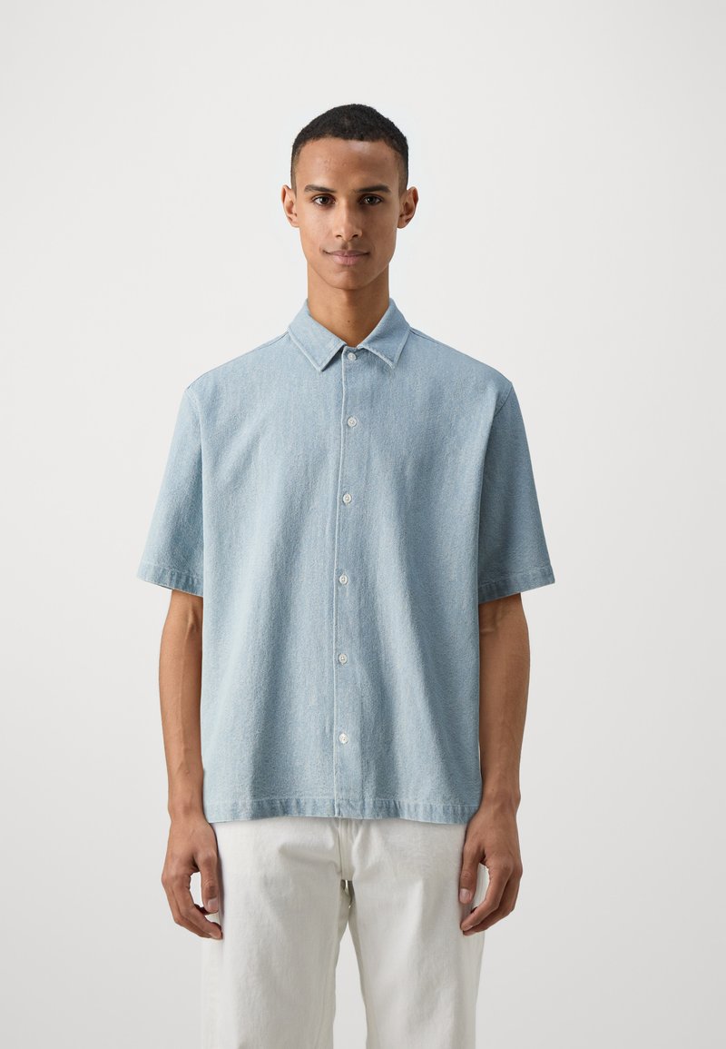 Samsøe Samsøe AYO SHIRT - Camicia - destructed denim