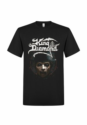 KING DIAMOND FACELESS - T-shirt med print - black