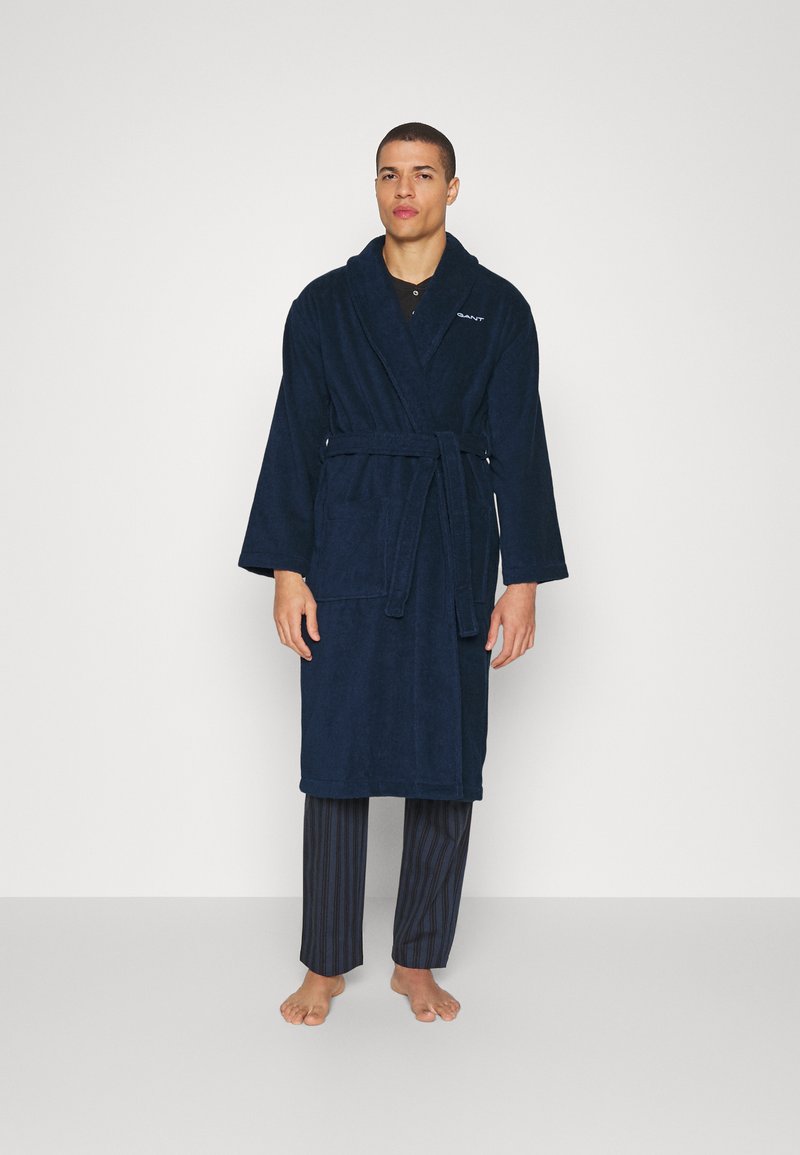 GANT TERRY BATHROBE Dressing gown yankee blue/dark blue Zalando.de