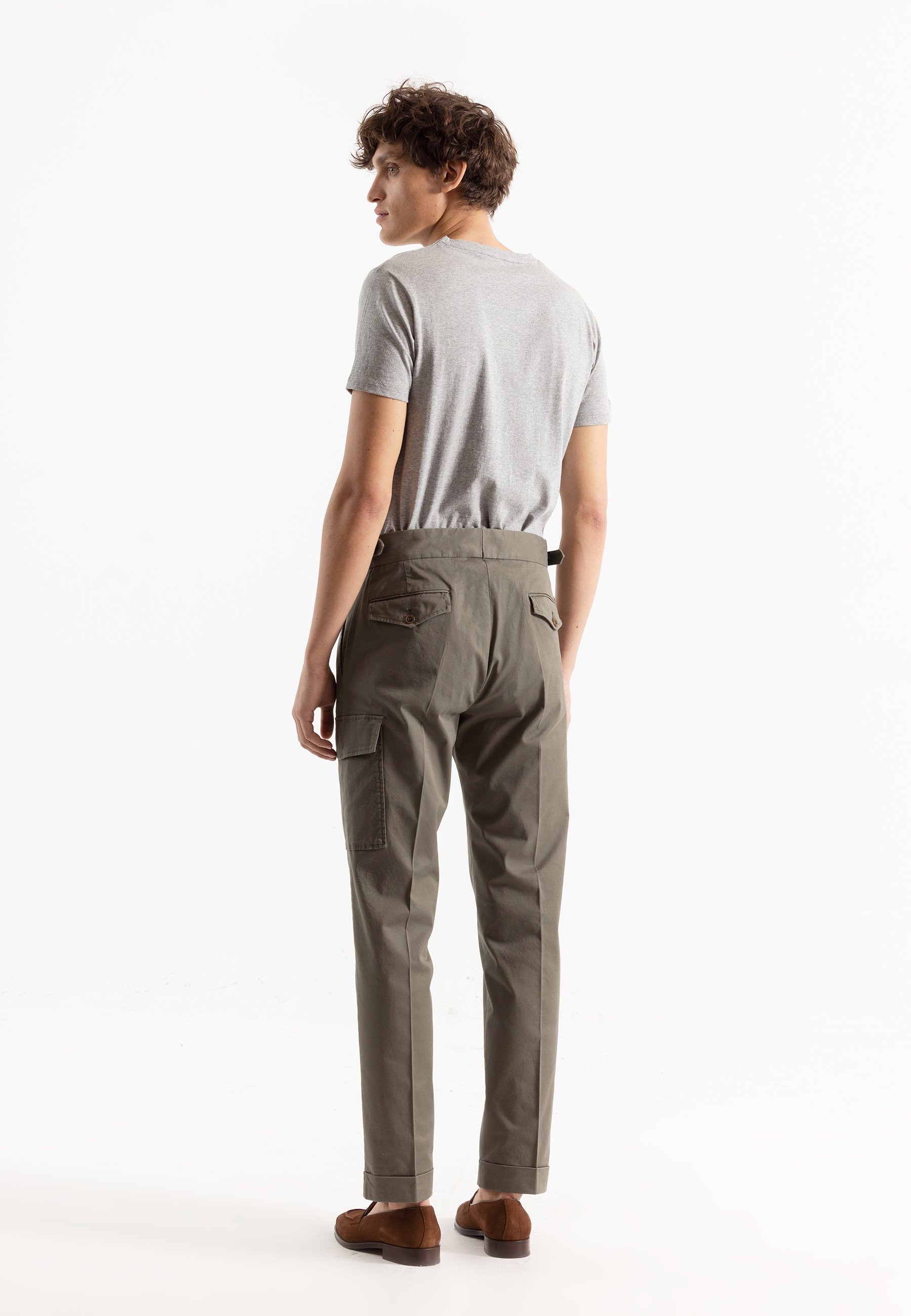PuroEgo Pantalones cargo - verde oliva/verde - Zalando.es