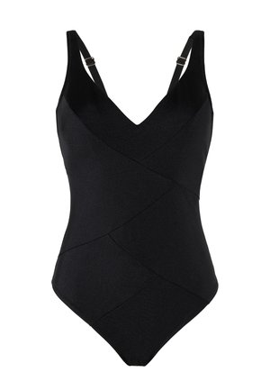 Lovable, GLOSSY MICRO MODELLANTE - Costume da bagno - nero