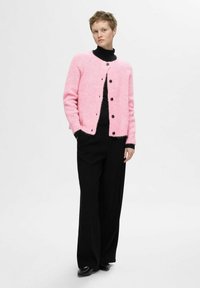 Selected Femme SLFLULU CARDIGAN - Kardigán - peony