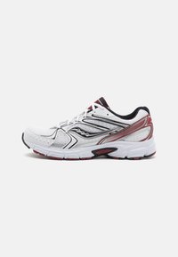 Unselected, white/red