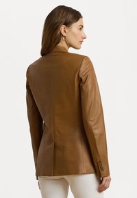 Lauren Ralph Lauren LAMBSKIN BLAZER - Bleizeris - cuoio
