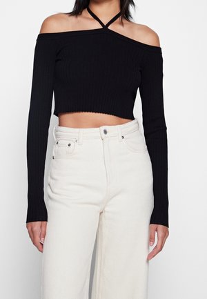 Strickpullover - black