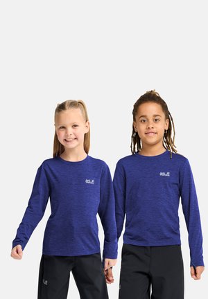 Jack Wolfskin, TRAIL LS K UNISEX - Long sleeved top - glow ink