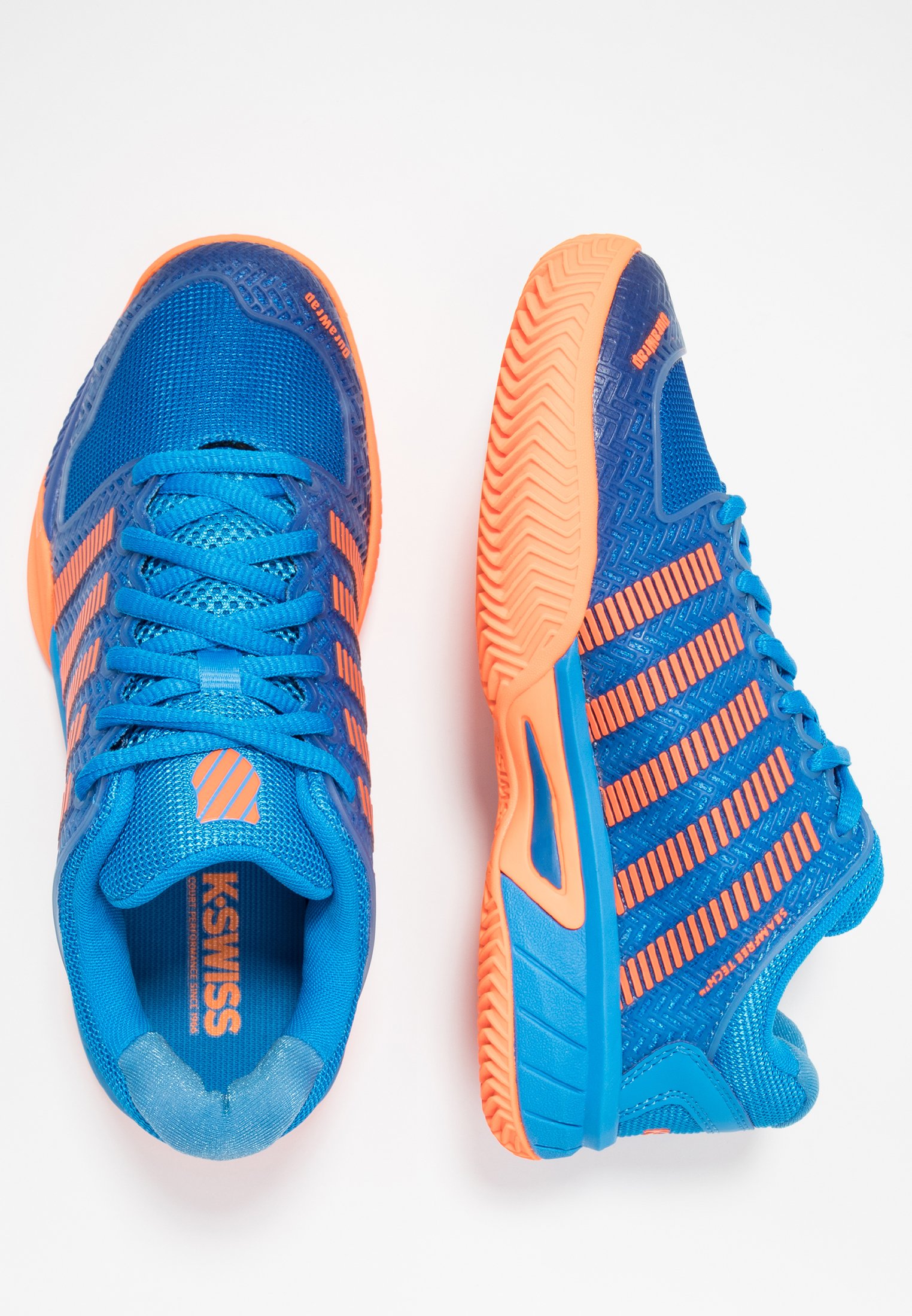 blue and orange k swiss