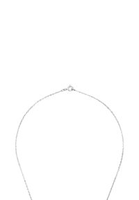 Silverkedja med en delikat design, som har en enkel hummerspärr och en slät, polerad finish.