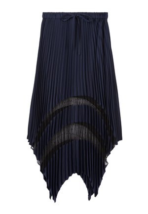 LONG - Jupe longue - navy